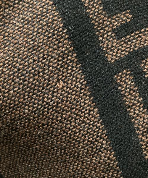 FENDI（フェンディ）FENDI (フェンディ) マフラー ブラウン×ブラック サイズ:下記参照の古着・服飾アイテム