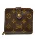 LOUIS VUITTON（ルイ ヴィトン）の古着「2つ折り財布」｜ブラウン