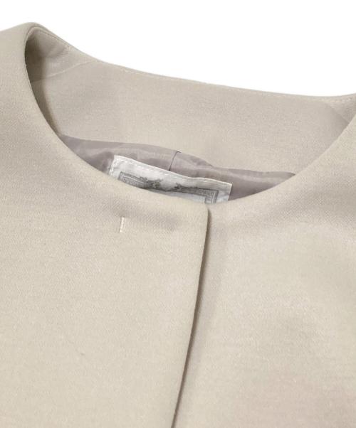 BEARDSLEY（ビアズリー）BEARDSLEY (ビアズリー) ダンボールギャザーコート ベージュ サイズ:Fの古着・服飾アイテム