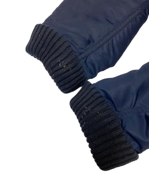 ALPHA（アルファ）ALPHA (アルファ) フーデット リブジャケット ネイビー サイズ:Mの古着・服飾アイテム