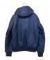 ALPHA (アルファ) フーデット リブジャケット ネイビー サイズ:M：4000円