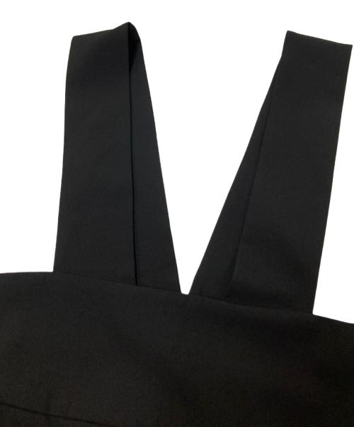 St.cecilia（セントセシリア）St.cecilia (セントセシリア) サロペット ブラック サイズ:L 未使用品の古着・服飾アイテム