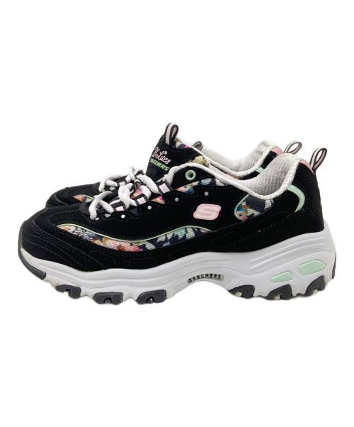 SKECHERS（スケッチャーズ）SKECHERS (スケッチャーズ) ローカットスニーカー ブラック×ホワイト サイズ:23.5㎝の古着・服飾アイテム
