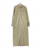 ORDINARY JOYオーディナリー ジョイ）の古着「Rain Shirts Dress」｜ベージュ