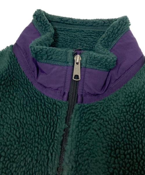 Patagonia（パタゴニア）Patagonia (パタゴニア) レトロXフリースベスト グリーン×パープル サイズ:Mの古着・服飾アイテム