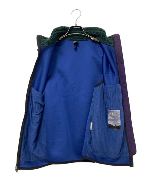 Patagonia（パタゴニア）Patagonia (パタゴニア) レトロXフリースベスト グリーン×パープル サイズ:Mの古着・服飾アイテム