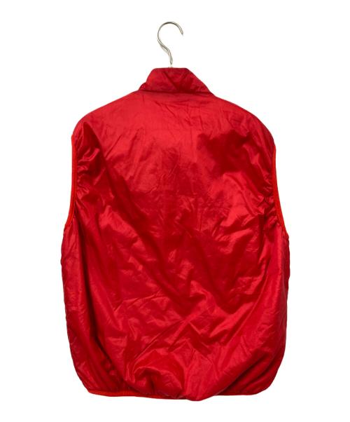 Patagonia（パタゴニア）Patagonia (パタゴニア) Puffball Vest レッド×パープル サイズ:Sの古着・服飾アイテム