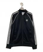 adidasアディダス）の古着「スーパースター トラックジャケット」｜ブラック