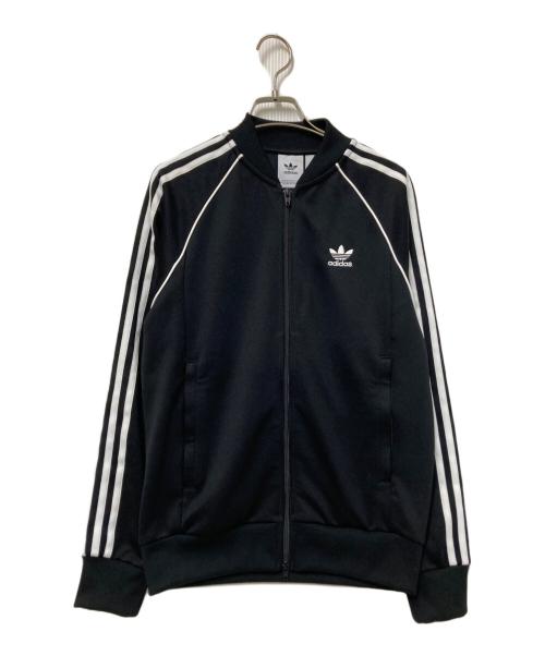 adidas（アディダス）adidas (アディダス) スーパースター トラックジャケット ブラック サイズ:Mの古着・服飾アイテム