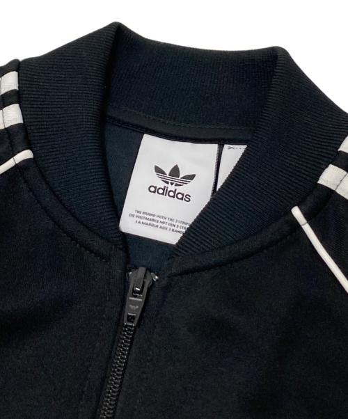 adidas（アディダス）adidas (アディダス) スーパースター トラックジャケット ブラック サイズ:Mの古着・服飾アイテム