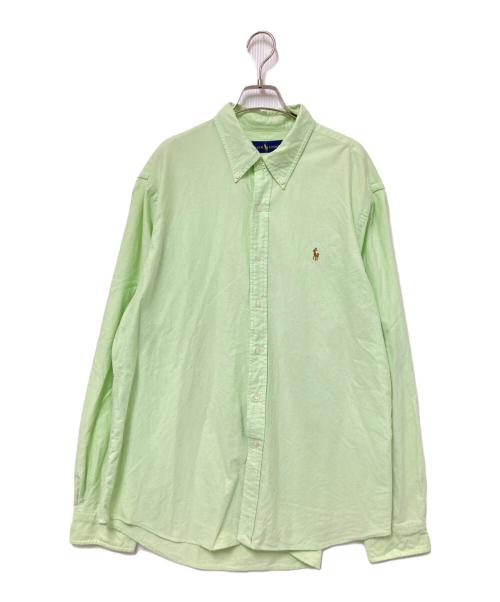 POLO RALPH LAUREN（ポロ・ラルフローレン）POLO RALPH LAUREN (ポロ・ラルフローレン) ボタンダウンシャツ グリーン サイズ:XLの古着・服飾アイテム