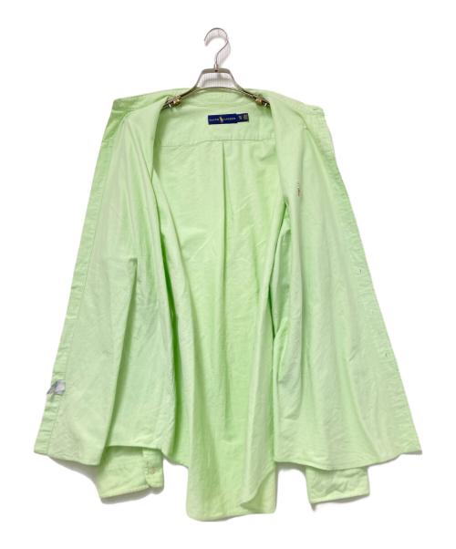 POLO RALPH LAUREN（ポロ・ラルフローレン）POLO RALPH LAUREN (ポロ・ラルフローレン) ボタンダウンシャツ グリーン サイズ:XLの古着・服飾アイテム