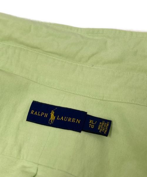 POLO RALPH LAUREN（ポロ・ラルフローレン）POLO RALPH LAUREN (ポロ・ラルフローレン) ボタンダウンシャツ グリーン サイズ:XLの古着・服飾アイテム