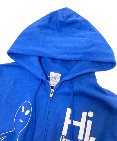 Canyon clothing（キャニオン・クロージング）Canyon clothing (キャニオン・クロージング) プリントジップパーカー ブルー サイズ:Lの古着・服飾アイテム