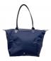 LONGCHAMP (ロンシャン) ル・プリアージュトートバッグ ネイビー×グリーン サイズ:下記参照：7000円