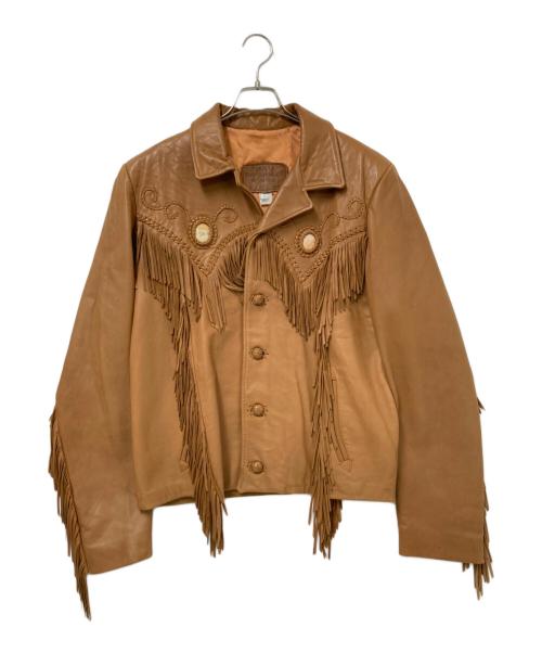 PITIC LEATHER × ARTURO（ピティック レザー×アルトゥーロ）PITIC LEATHER × ARTURO (ピティック レザー×アルトゥーロ) ウエスタンレザージャケット ブラウン サイズ:42の古着・服飾アイテム