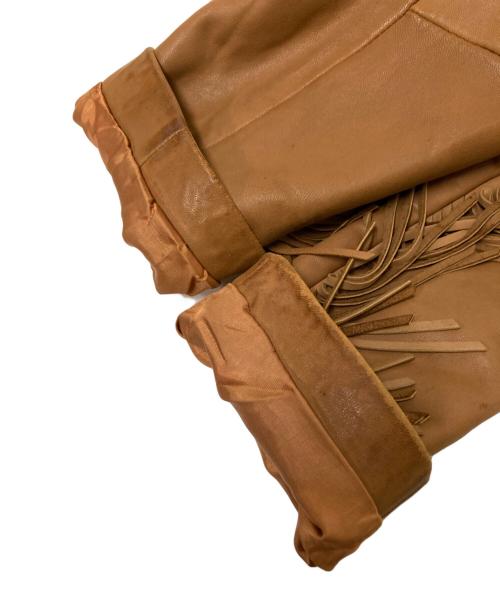 PITIC LEATHER × ARTURO（ピティック レザー×アルトゥーロ）PITIC LEATHER × ARTURO (ピティック レザー×アルトゥーロ) ウエスタンレザージャケット ブラウン サイズ:42の古着・服飾アイテム
