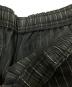 中古・古着 DESCENDANT (ディセンダント) SHORE STRIPE BEACH TROUSERS ブラック サイズ:2：8000円
