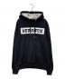 VERSACE（ヴェルサーチェ）の古着「プリントパーカー」｜ブラック