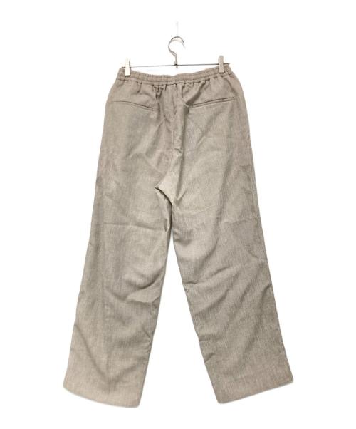 EDIFICE（エディフィス）EDIFICE (エディフィス) ライトツイード1タックイージーパンツ ベージュ サイズ:3 未使用品の古着・服飾アイテム