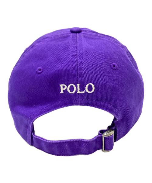 POLO RALPH LAUREN（ポロ・ラルフローレン）POLO RALPH LAUREN (ポロ・ラルフローレン) 刺繍ロゴキャップ パープル サイズ:下記参照の古着・服飾アイテム