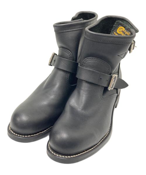 CHIPPEWA（チペワ）CHIPPEWA (チペワ) STEEL TOE ENGINEER（スチール トゥ エンジニア） ブラック サイズ:24.4の古着・服飾アイテム
