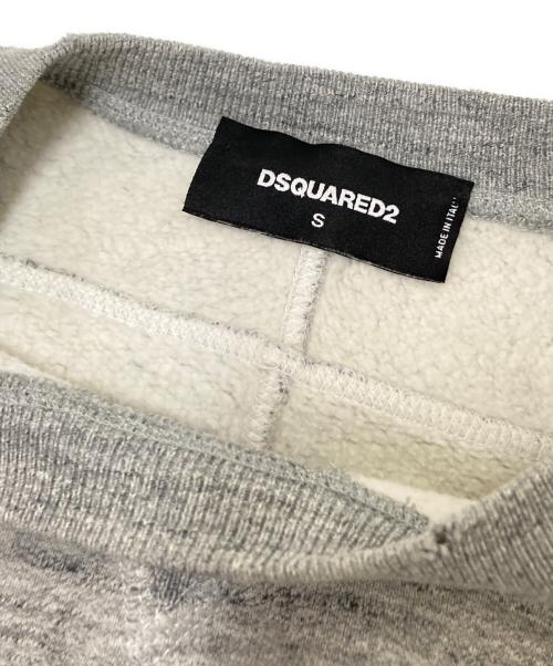 DSQUARED2（ディースクエアード）DSQUARED2 (ディースクエアード) プリントスウェット グレー サイズ:Sの古着・服飾アイテム