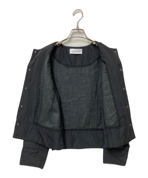 rialto48（リアルト48）rialto48 (リアルト48) スナップボタンジャケット ブラック サイズ:40の古着・服飾アイテム