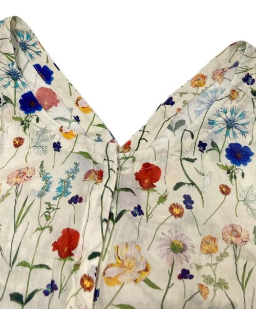 RHC Ron Herman（アールエイチシー ロンハーマン）RHC Ron Herman (アールエイチシー ロンハーマン) LIBERTY (リバティ) 別注総柄シャツワンピース アイボリー サイズ:Sの古着・服飾アイテム