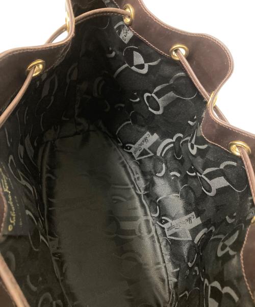Salvatore Ferragamo（サルヴァトーレ フェラガモ）Salvatore Ferragamo (サルヴァトーレ フェラガモ) レザーワンショルダーバッグ ブラウン サイズ:下記参照の古着・服飾アイテム
