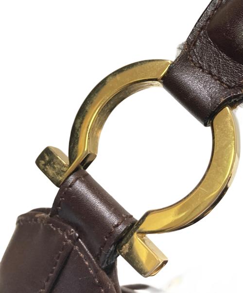 Salvatore Ferragamo（サルヴァトーレ フェラガモ）Salvatore Ferragamo (サルヴァトーレ フェラガモ) レザーワンショルダーバッグ ブラウン サイズ:下記参照の古着・服飾アイテム