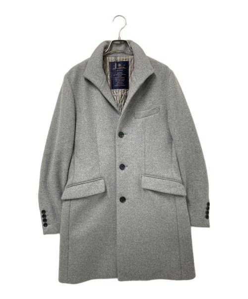 nano・universe（ナノ・ユニバース）nano・universe (ナノ・ユニバース) チェスターコート グレー サイズ:Mの古着・服飾アイテム