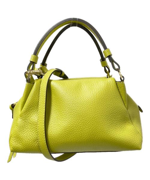 LORISTELLA（ロリステッラ）LORISTELLA (ロリステッラ) 2WAYレザーショルダーバッグ イエローグリーン サイズ:下記参照の古着・服飾アイテム
