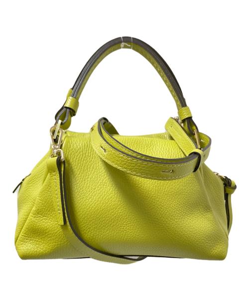 LORISTELLA（ロリステッラ）LORISTELLA (ロリステッラ) 2WAYレザーショルダーバッグ イエローグリーン サイズ:下記参照の古着・服飾アイテム