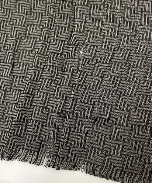 HAIDER ACKERMANN（ハイダーアッカーマン）HAIDER ACKERMANN (ハイダーアッカーマン) ストール グレー×ベージュの古着・服飾アイテム