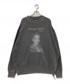 SCREEN STARS BESTスクリーンズスターズベスト）の古着「ダメージ加工プリントスウェット」｜グレー