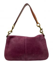 COACH（コーチ）の古着「セミショルダーバッグ」｜パープル×ピンク