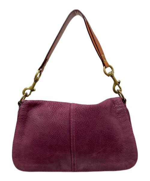 COACH（コーチ）COACH (コーチ) セミショルダーバッグ パープル×ピンク サイズ:下記参照の古着・服飾アイテム
