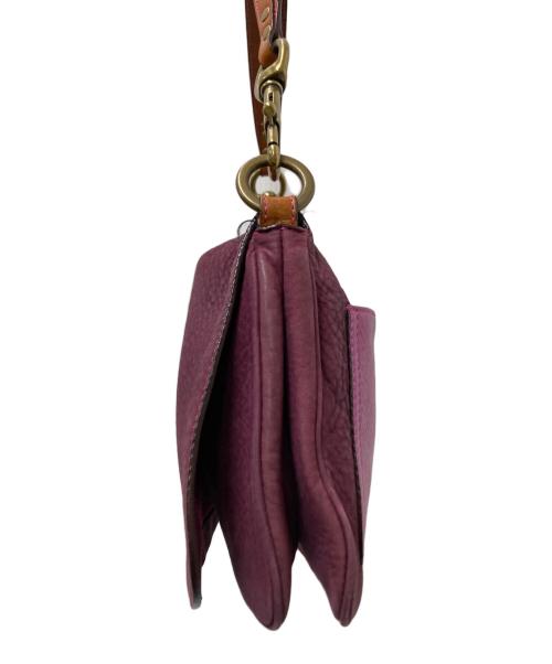 COACH（コーチ）COACH (コーチ) セミショルダーバッグ パープル×ピンク サイズ:下記参照の古着・服飾アイテム