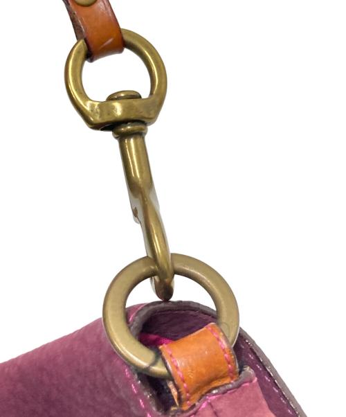 COACH（コーチ）COACH (コーチ) セミショルダーバッグ パープル×ピンク サイズ:下記参照の古着・服飾アイテム