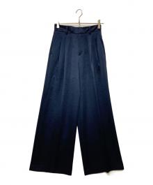 EVERYDAY I LIKE.（エヴリデイ アイ ライク）の古着「Minimal Satin パンツ」｜ブラック