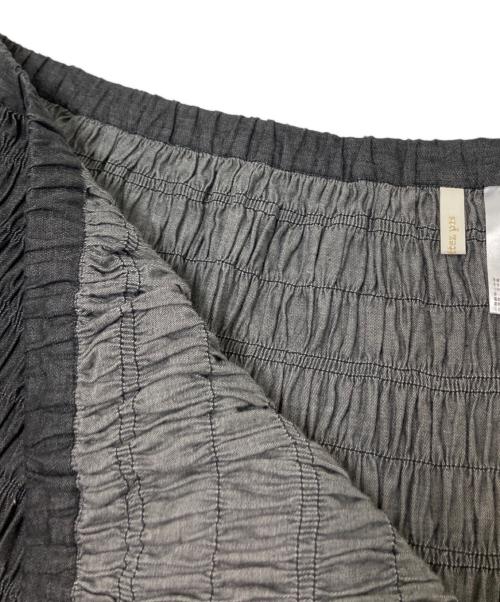 ne quittez pas（ヌキテパ）ne quittez pas (ヌキテパ) Denim Shirring Skirt インディゴ サイズ:Sの古着・服飾アイテム