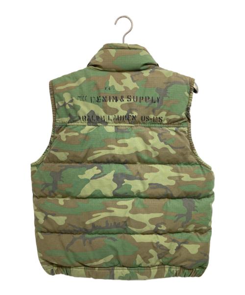 Denim & Supply Ralph Lauren（デニム＆サプライ ラルフローレン）Denim & Supply Ralph Lauren (デニム＆サプライ ラルフローレン) カモ柄ベスト オリーブ サイズ:Mの古着・服飾アイテム