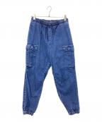 WTAPSダブルタップス）の古着「GIMMICK TROUSERS COTTON」｜インディゴ