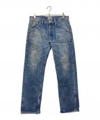 duppiesダッピーズ）の古着「セルビッヂ加工デニムパンツ」｜インディゴ