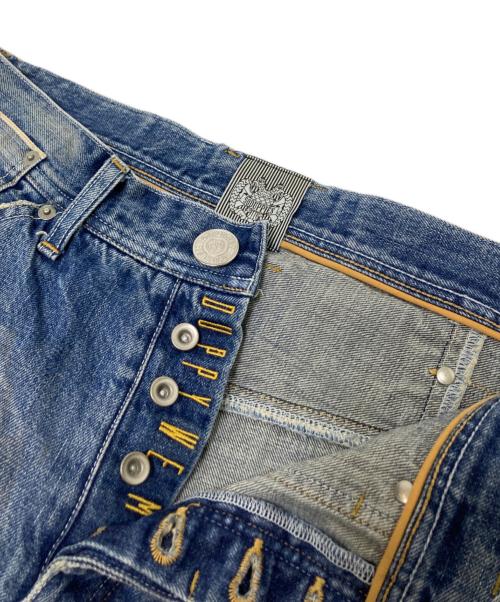 duppies（ダッピーズ）duppies (ダッピーズ) セルビッヂ加工デニムパンツ インディゴ サイズ:Lの古着・服飾アイテム