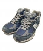 NEW BALANCEニューバランス）の古着「991ローカットスニーカー」｜ネイビー