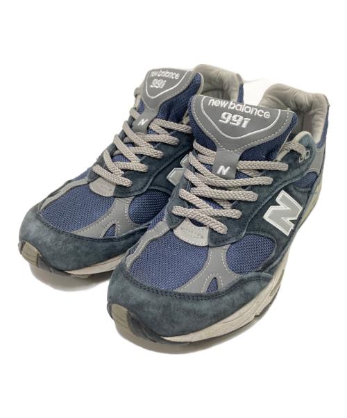 NEW BALANCE（ニューバランス）NEW BALANCE (ニューバランス) 991ローカットスニーカー ネイビー サイズ:US:9 1/2 Dの古着・服飾アイテム
