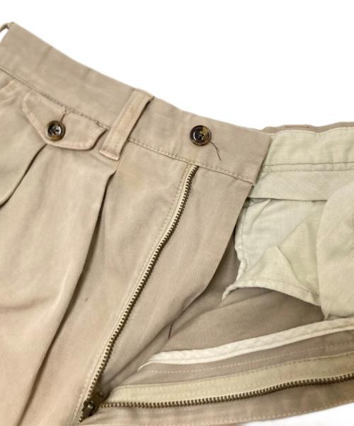 borelio（ボレリオ）borelio (ボレリオ) 2タックパンツ ベージュ サイズ:下記参照の古着・服飾アイテム