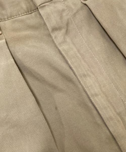 borelio（ボレリオ）borelio (ボレリオ) 2タックパンツ ベージュ サイズ:下記参照の古着・服飾アイテム